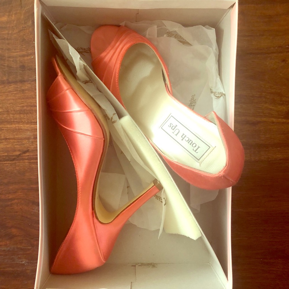 Coral Dyed Heels